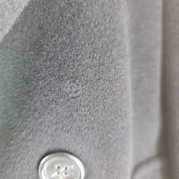 Max mara black 100% virgin wool pea coat - Picture 4 of 16